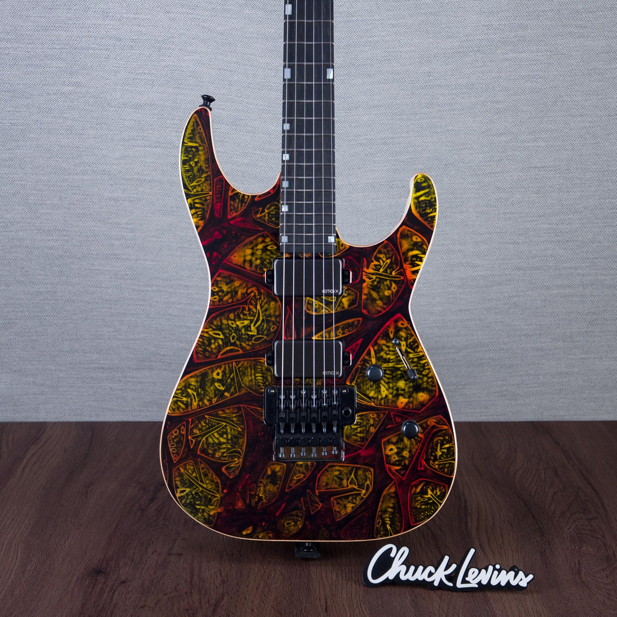 ESP USA M-II DX FR Electric Guitar - Hellfire - #US25017