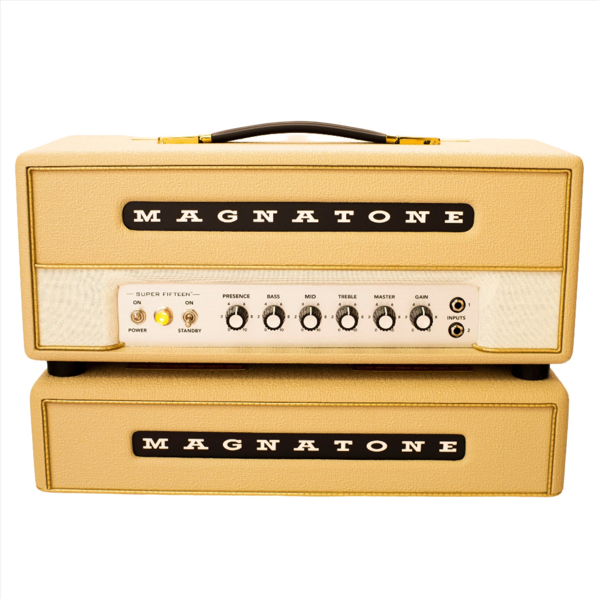 Magnatone Super Fifteen 15-Watt Tube Guitar Amplifier Head - Gold