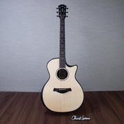 Taylor Custom Shop Gold Label Grand Auditorium Figured Rosewood/ Lutz Spruce Acoustic Electric Guitar - CHUCKSCLUSIVE - #1204216099