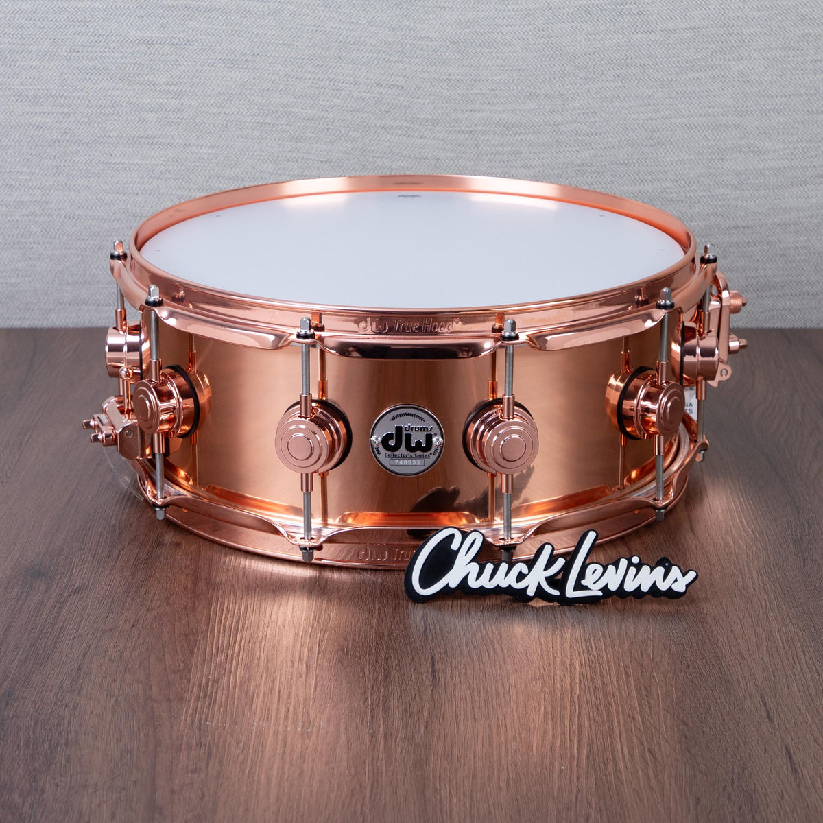 DW 5.5 x 14-Inch Collector's Copper Snare Drum - Copper Hardware