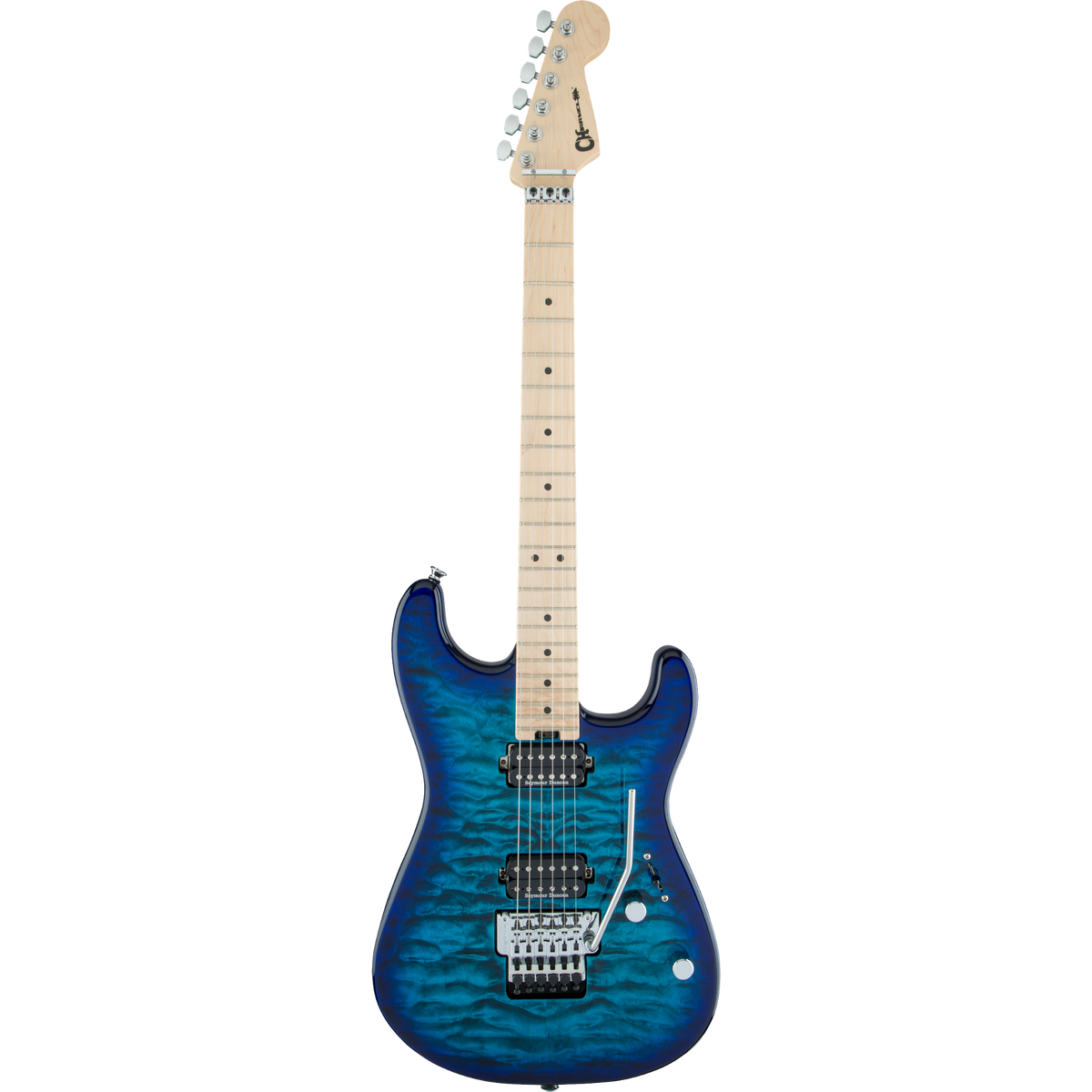 Charvel Pro-Mod San Dimas Style 1 HH FR M QM Electric Guitar - Chlorine Burst