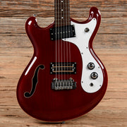 Danelectro The 66BT Baritone with Tremolo Transparent Red 2020 - MUSICTONER