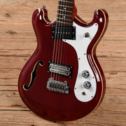 Danelectro The 66BT Baritone with Tremolo Transparent Red 2020 - MUSICTONER