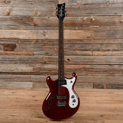 Danelectro The 66BT Baritone with Tremolo Transparent Red 2020 - MUSICTONER