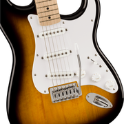 Squier Sonic Stratocaster Pack, Maple Fingerboard, 2-Color Sunburst, Gig Bag, 10G Amplifier