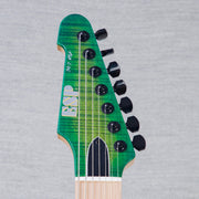 ESP USA M-7 HT Electric Guitar - Lime Burst - #US25104