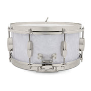 Slingerland 6.5 x 14-Inch Gene Krupa Radio King Solid Maple Snare Drum - White Marine Pearl