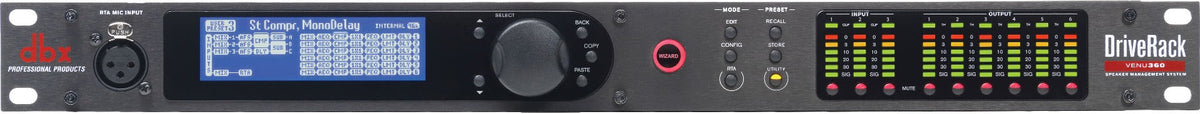 dbx DriveRack VENU360 Loudspeaker Management Processor