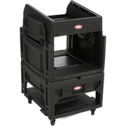 SKB 1SKB19-R1208 12U Top 8U Bottom Gig Rig Mixer Rack Case