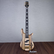Spector Euro 5 LT Solid Korina Wings 5-String Electric Bass Guitar - Natural Satin - CHUCKSCLUSIVE - #NB23461