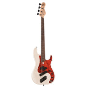 Dingwall SP1 Superbass 4-String Matte Ducati Pearl White w/Matte Pablo Pickguard - MUSICTONER