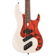 Dingwall SP1 Superbass 4-String Matte Ducati Pearl White w/Matte Pablo Pickguard - MUSICTONER