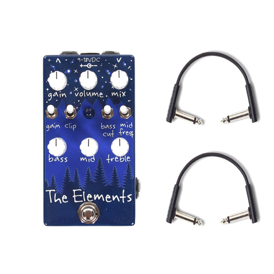 Dr. Scientist The Elements Distortion w/RockBoard Flat Patch Cables Bundle - MUSICTONER