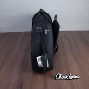 Marcus Bonna Compact Case for Tenor Trombone with Music Bag and Trombone Stand Strap - Black Nylon