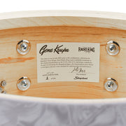 Slingerland 6.5 x 14-Inch Gene Krupa Radio King Solid Maple Snare Drum - White Marine Pearl