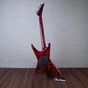 Jackson Custom Shop Warrior Electric Guitar - Snake Skin Red - #J11248