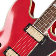 Epiphone Masterbuilt Gem Archer Sheraton Singature Semi-Hollow Electric Guitar - Cherry Red