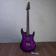 Suhr Limited Edition Standard Thin Burst Electric Guitar - Trans Purple - #89540