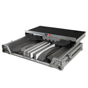 ProX XS-UXLT Universal Flight Style Road For Medium Sized DJ Controllers with Sliding Laptop Shelf
