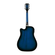 Ibanez PF15ECE Acoustic Electric Guitar - Transparent Blue Sunburst