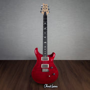 PRS CE24 Flame Maple Electric Guitar, Ebony Fingerboard - Scarlet Red - CHUCKSCLUSIVE - #230365232 - 2023