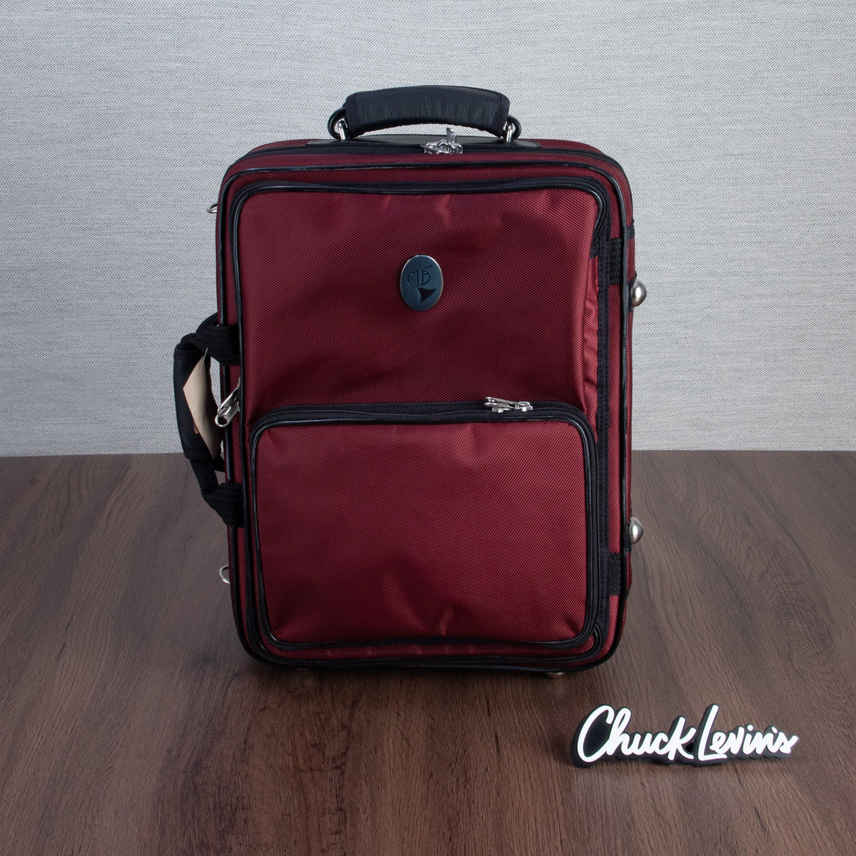 Marcus Bonna A Bb Double Clarinet Case - Wine