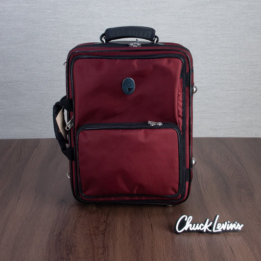 Marcus Bonna A Bb Double Clarinet Case - Wine