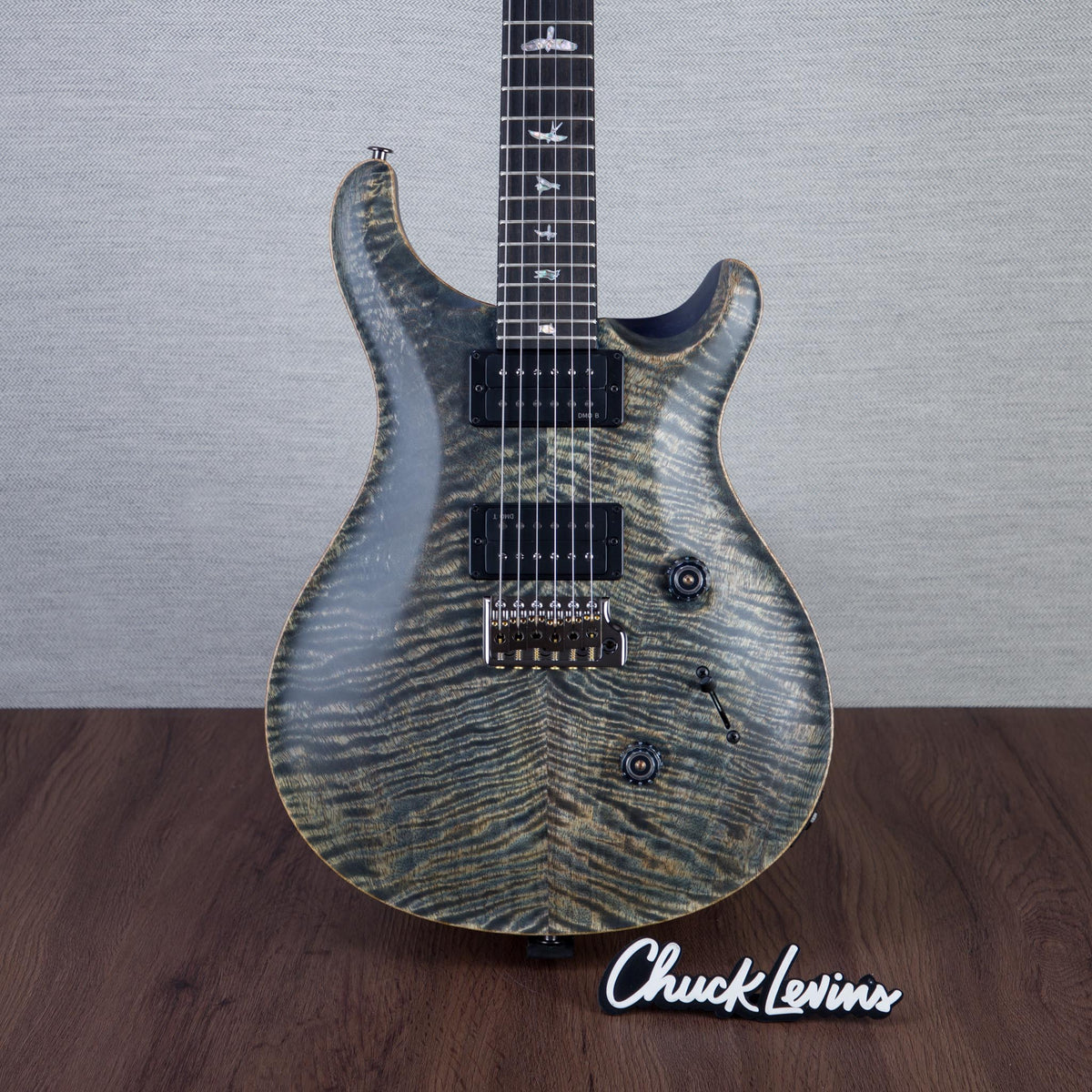 PRS 40th Anniversary Custom 24 Satin Custom Color Electric Guitar - Faded Whale Blue With Metallic Blue Back - #250412019