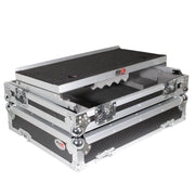 ProX XS-UXLT Universal Flight Style Road For Medium Sized DJ Controllers with Sliding Laptop Shelf