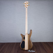 Spector Euro 4 LT Solid Korina Wings Electric Bass Guitar - Natural Satin - CHUCKSCLUSIVE - #NB23504