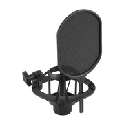Yamaha YCM705 B Condenser Microphone with Shock Mount and Pop Filter - Black