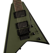 Jackson X-Series Rhoads RRX24 - Matte Army Drab with Black Bevels