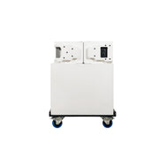 BASSBOSS Sublim8 Column PA Speaker wIth 18-inch Sub - White