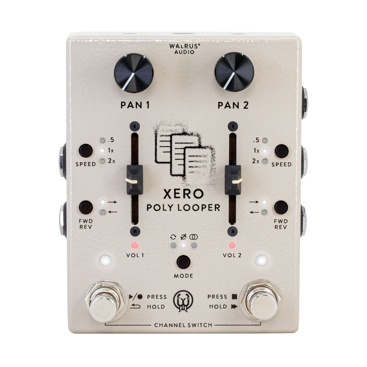Walrus Audio Xero Polylooper Guitar Effects Pedal - Cream