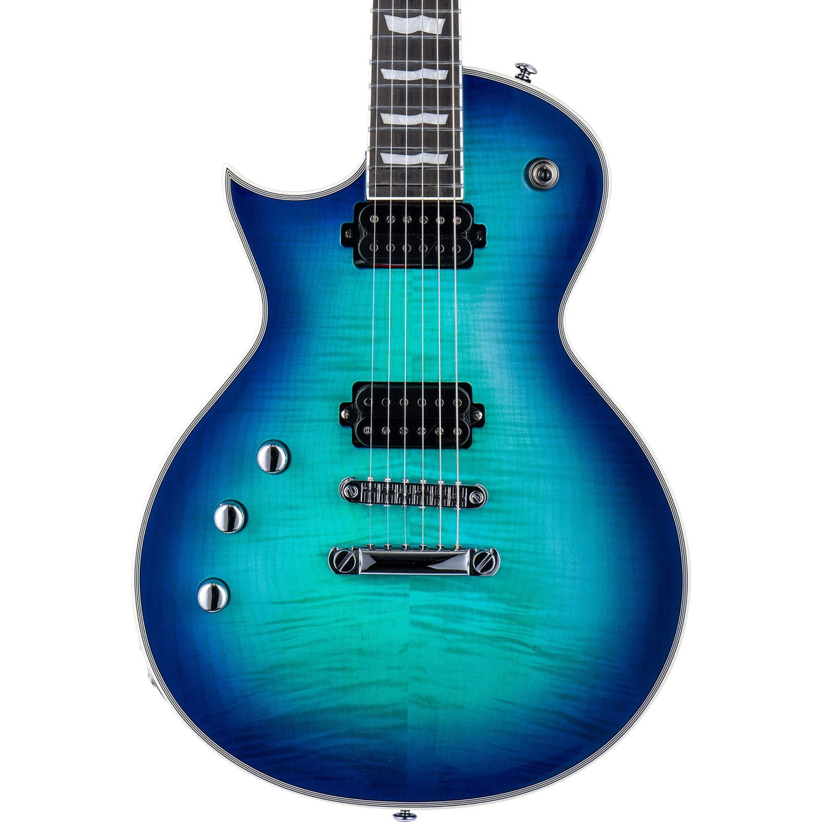 ESP LTD EC-1000T CTM FM Left Handed Electric Guitar, Violet Shadow