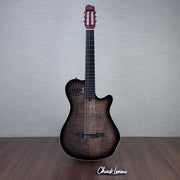 Godin MultiAc Grand Concert SA Nylon String Acoustic-Electric Guitar - Trans Black - CHUCKSCLUSIVE - #25311344