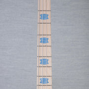 Spector Euro 4 LT Poplar Burl Over Ash Electric Bass Guitar - Faded Light Blue Gloss - CHUCKSCLUSIVE - #]C121NB23300