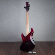 Brubaker USA JXB-BM-5 5-String Electric Bass - Red Jungle Candy