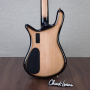 Spector Euro 4 Electric Bass Guitar - Natural Black Burst Gloss - CHUCKSCLUSIVE - #NB22935