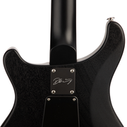 PRS Dustie Waring Signature CE24 Electric Guitar - Satin Fire Red w/Black Wrap Custom Color