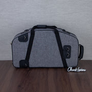 Marcus Bonna Double Case for Alto and Soprano Sax with Curved Detachable Neck - Cationic Gray