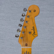 Fender Custom Shop Limited Edition 70th Anniversary 1954 Stratocaster Super Heavy Relic Guitar - Wide-Fade 2-Tone Sunburst - #XN4990