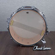 DW 6.5 x 14-Inch Collector's Maple Exotic Series Snare Drum - Natural Lacquer over Camphor Burl