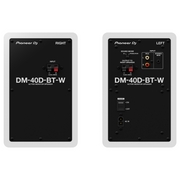 Pioneer DJ DM-40D-BT-W 4-inch Desktop Active Monitor Speaker Pair