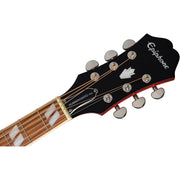 Epiphone Hummingbird Studio Acoustic Electric Guitar, Faded Cherry