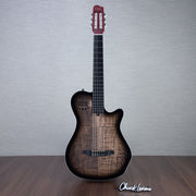 Godin MultiAc Grand Concert SA Nylon String Acoustic-Electric Guitar - Trans Black - CHUCKSCLUSIVE - #25311330