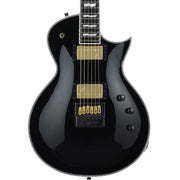 ESP E-II Eclipse Full Thickness Evertune Electric Guitar, Black w/ Case