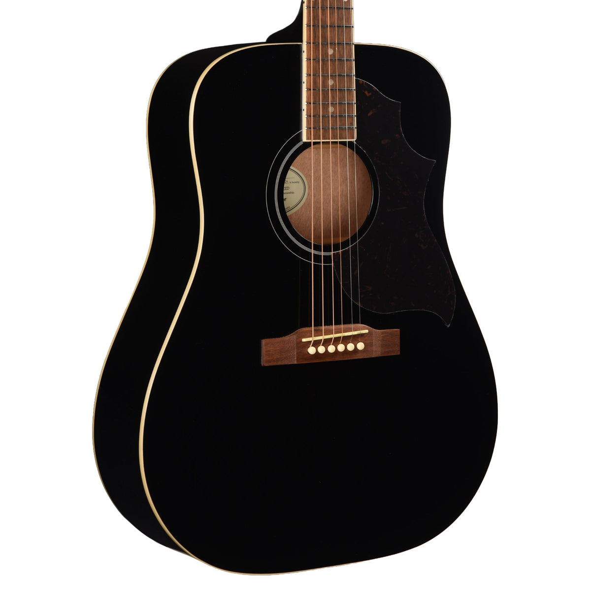Epiphone Modern Hummingbird Tribute Ebony - MUSICTONER