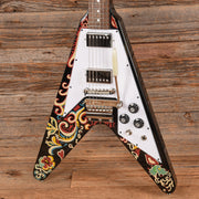 Epiphone Jimi Hendrix "Love Drops" Flying V Black 2024 - MUSICTONER