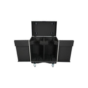 ProX XS-MH30WASHX2W for Two Moving Head Fixtures ATA Flight Style Road Case with Casters